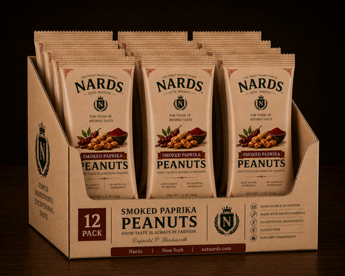Smoked Paprika Peanuts, 12-Pack (1.5oz pouches)